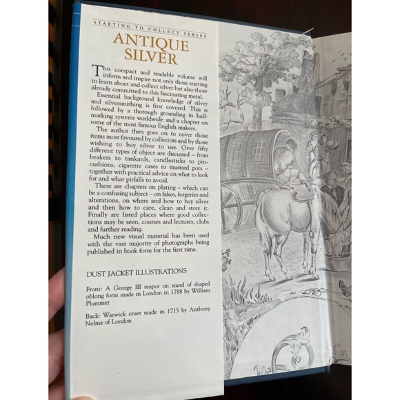 Antique Silver Starting To Collect Series Hardcover Book - Picture 2 of 5